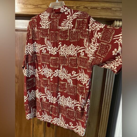 Vintage Pierre Cardin Hawaian shirt button down men’s Large made in Korea - Picture 5 of 13